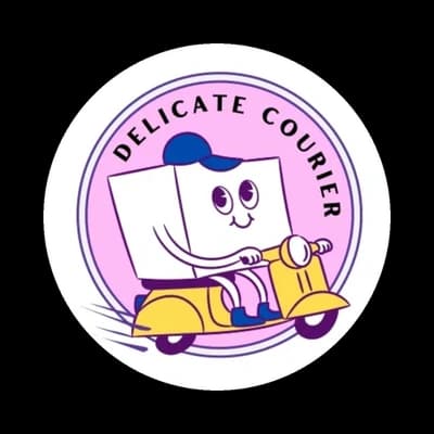 Delicate Courier Logo